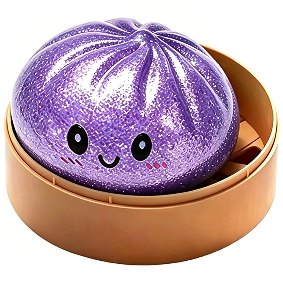 Squishy Ravioli Pailleté – Jouet Sensoriel Anti-Stress Ultra Moelleux
