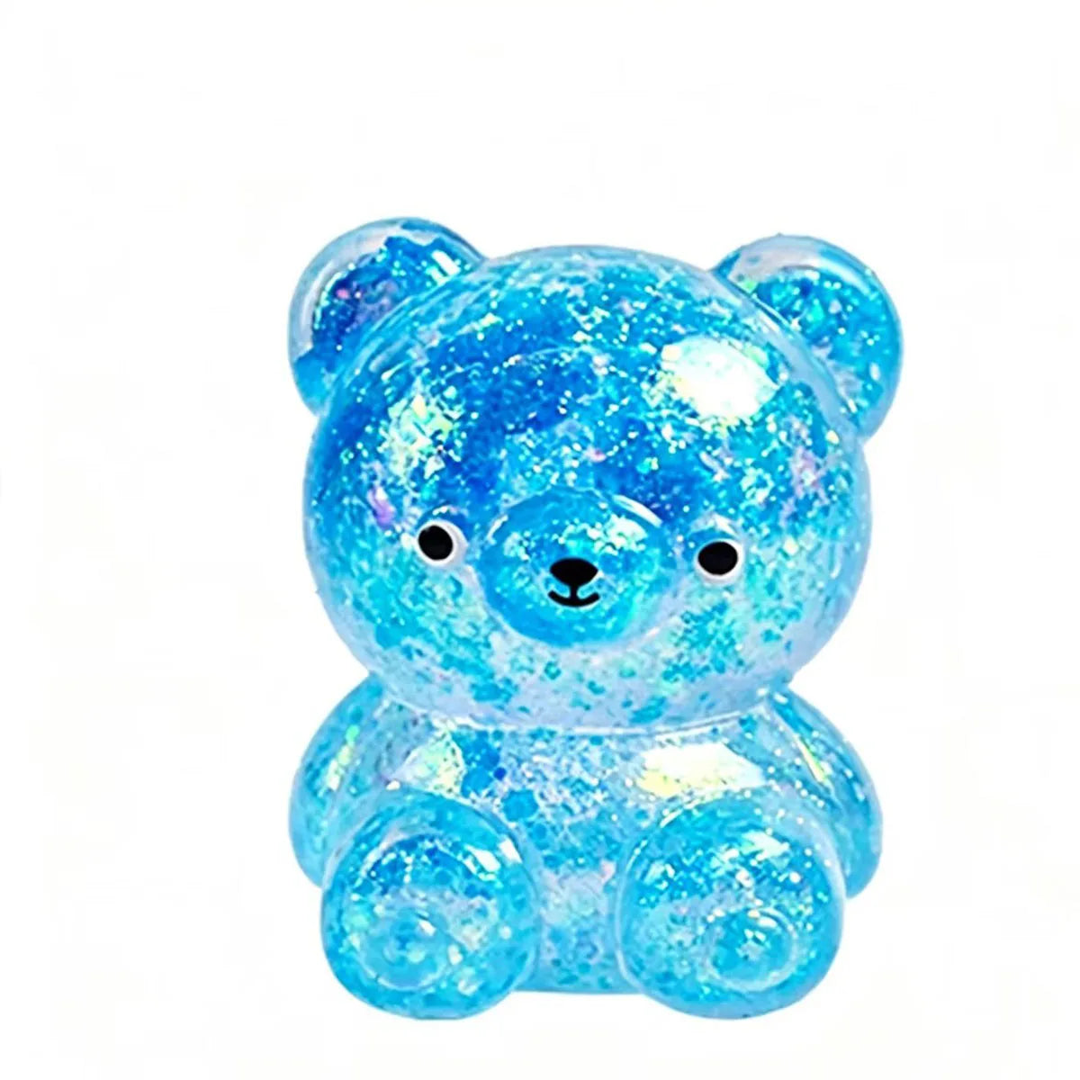 Squishy Ourson Pailleté – Jouet Anti-Stress Moelleux à Presser