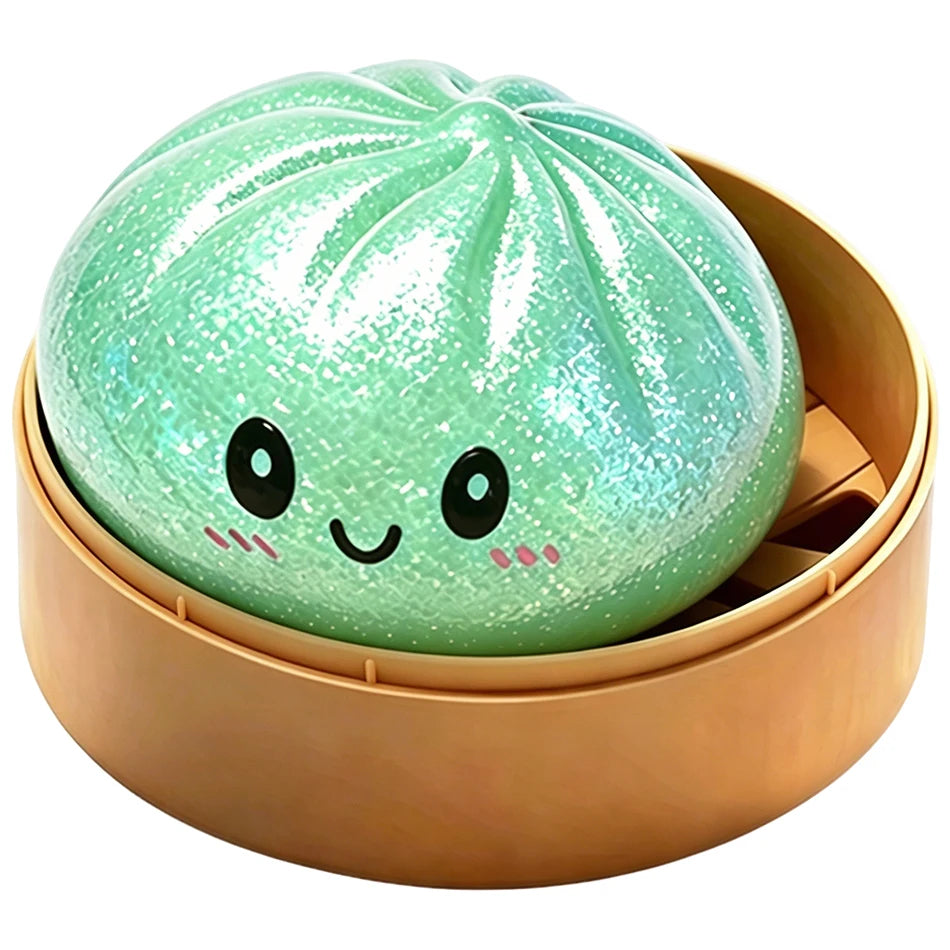 Squishy Ravioli Pailleté – Jouet Sensoriel Anti-Stress Ultra Moelleux