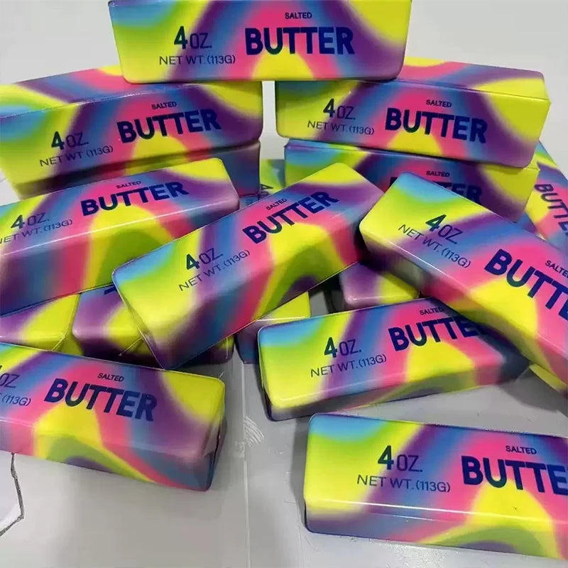 Squishy Butter Stick 🧈 – Jouet Fidget Anti-Stress à Presser