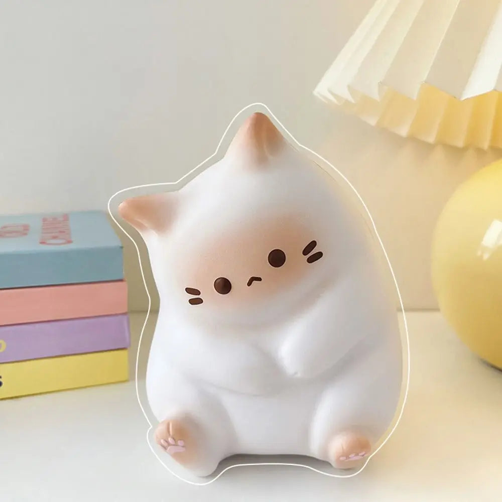 Squishy Chat Kawaii — Balle Anti-Stress Ultra Satisfaisante