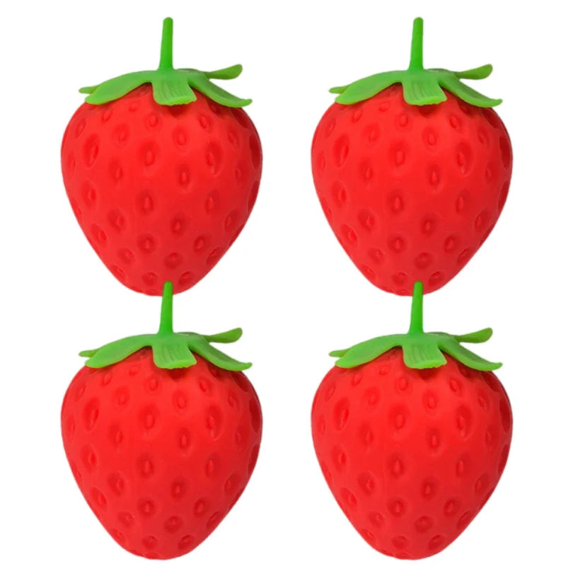 Squishy Fraise Géante 🍓 – Jouet Sensoriel Doux et Satisfaisant