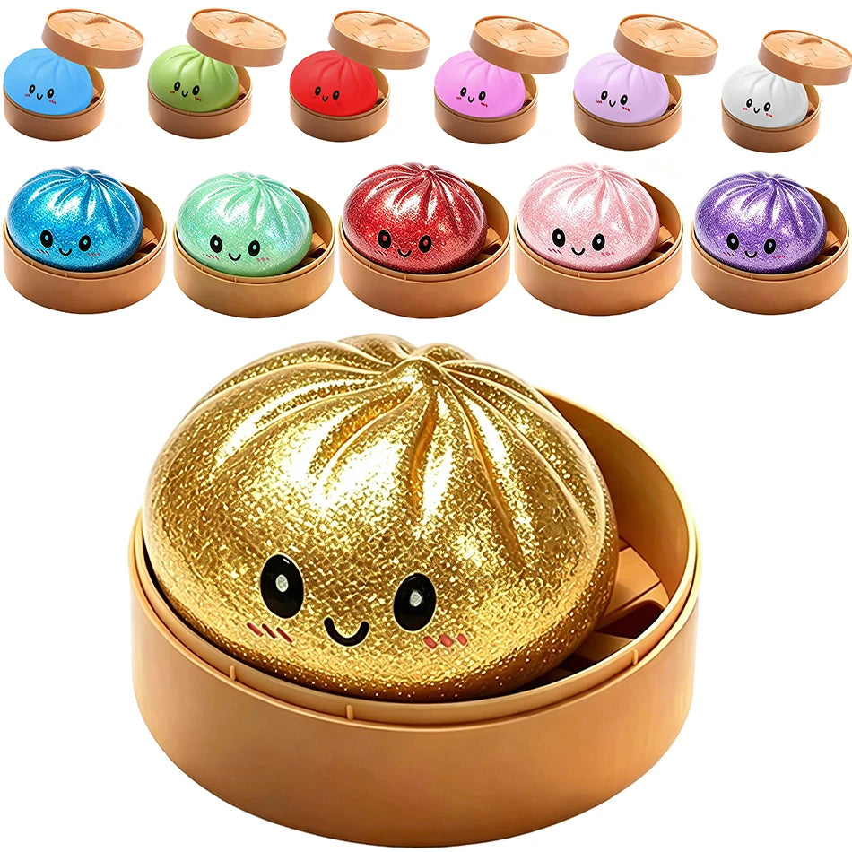 Squishy Ravioli Pailleté – Jouet Sensoriel Anti-Stress Ultra Moelleux