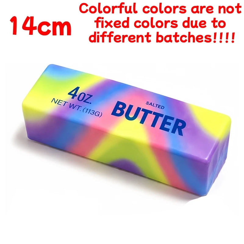 Squishy Butter Stick 🧈 – Jouet Fidget Anti-Stress à Presser