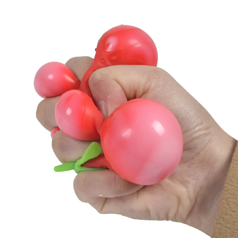 Squishy Fraise Géante 🍓 – Jouet Sensoriel Doux et Satisfaisant