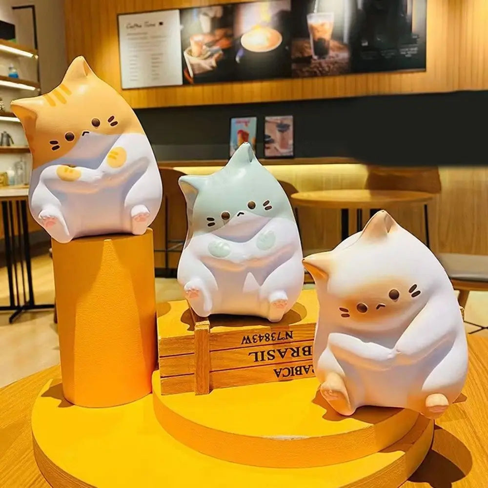 Squishy Chat Kawaii — Balle Anti-Stress Ultra Satisfaisante
