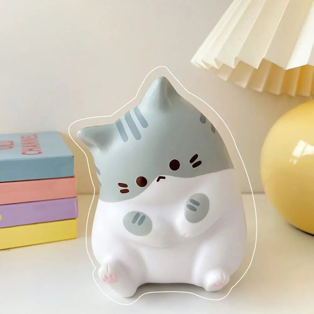 Squishy Chat Kawaii — Balle Anti-Stress Ultra Satisfaisante