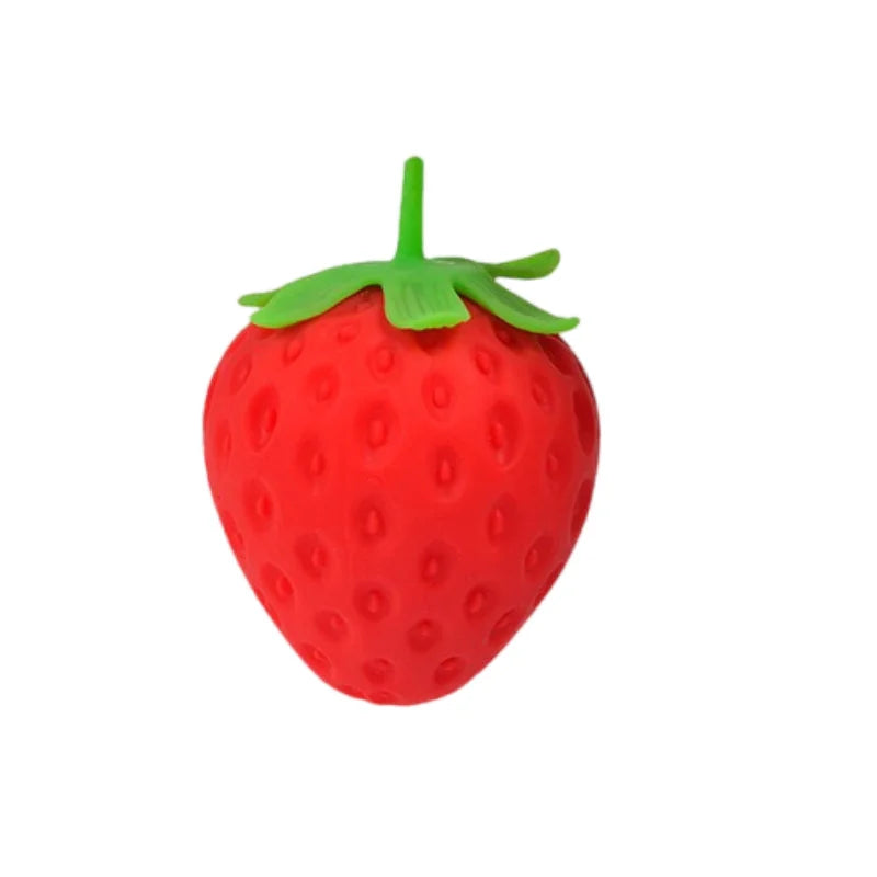 Squishy Fraise Géante 🍓 – Jouet Sensoriel Doux et Satisfaisant