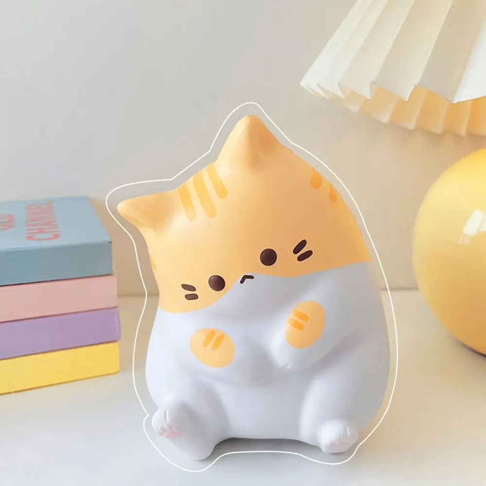 Squishy Chat Kawaii — Balle Anti-Stress Ultra Satisfaisante