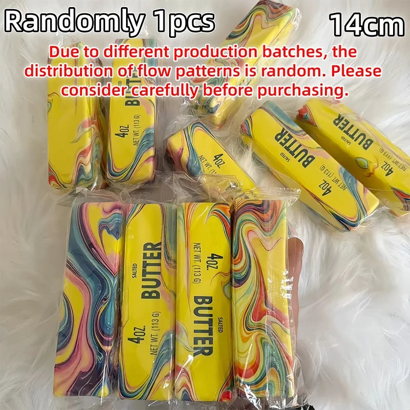 Squishy Butter Stick 🧈 – Jouet Fidget Anti-Stress à Presser